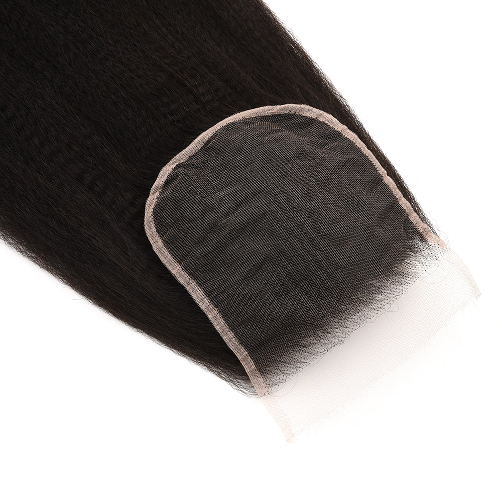 5X5 Yaky Texture Real Invisible HD Lace Closure